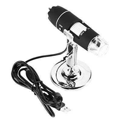 Imagen de Ausla ﻿Microscopio USB, Zoom de 1000x, 8 LED, microscopio Cámara endoscópica Digital Lupa Endoscopio Video con Soporte