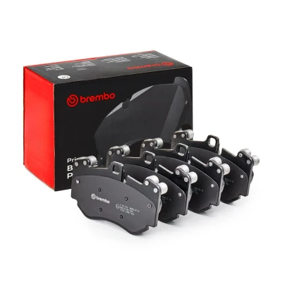 Imagen de BREMBO P 65 016 Juego de pastillas freno preparado para indicador desgaste sin accesorios, con pesos equilibrio PORSCHE: Cayenne