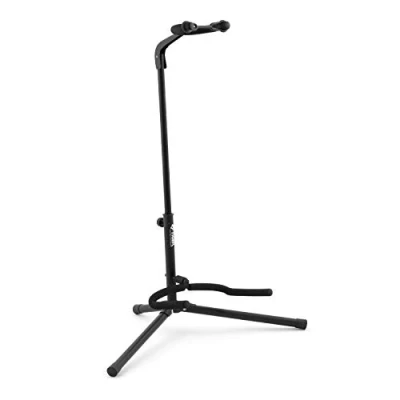Imagen de Tiger GST14 BK Soporte universal para guitarra en negro plegable acústica, clásica, eléctrica, bajo