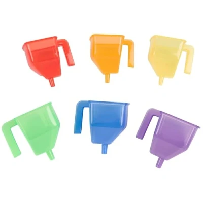 Imagen de Embudos de colores translúcidos (6) TICKIT