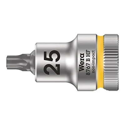 Imagen de WERA 05003062001 8767 B HF TORX 25 x 35 mm Vaso de punta Zyklop con función retención 3/8&quot;