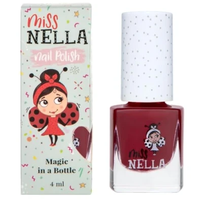 Imagen de Miss Nella FAV TEACHER Esmalte especial para uñas con brillos niños, fórmula despegable, a base de agua y sin olor
