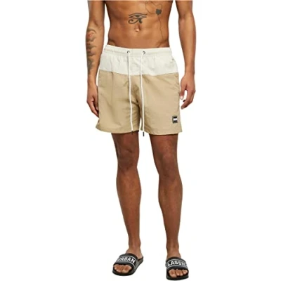 Imagen de Urban Classics Block Bañador, Hombre, Talla: Medium, Unionbeige/softseagrass