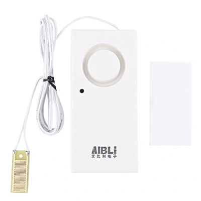 Imagen de Akozon Detector de Fugas Agua, Sensor Nivel Agua Alarma 120 DB, Sonido más Fuerte, Distancia Larga del detección