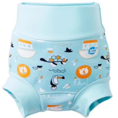 Imagen de Splash About Happy Nappy pañal de natación reutilizable, Noah&#039;s Ark, 6 12 meses