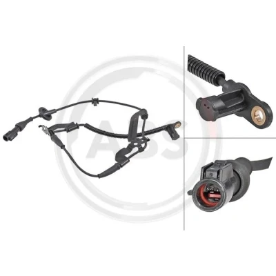 Imagen de A.B.S. 31847 Sensor de ABS activo 1040 negro MAZDA: Tribute Wagon