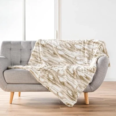 Imagen de Douceur d&#039;Intérieur Cheyenne Manta, 125 x 150 cm, Piel sintética/Sherpa