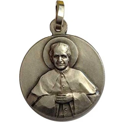 Imagen de I G J Medalla de San Juan Bosco en Plata Maciza 925 Las medallas los Patronos
