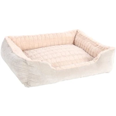 Imagen de Flamingo Verona Dog Bed/Cat Bed, 80 x 67 22 cm, Washable, Non Slip Base, Removable Cover with Zip