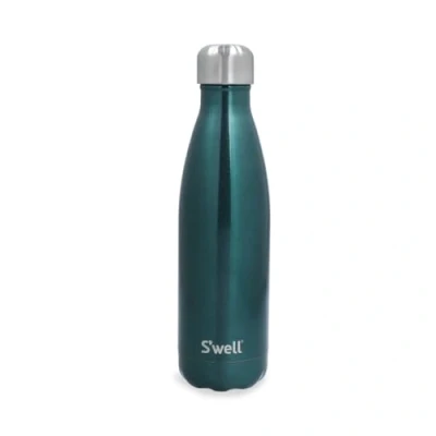Imagen de S&#039;well botella de agua original zafiro verde, 500 ml, aislada al vacío, mantiene las bebidas frías y calientes, hidratación acero inoxidable sin BPA para llevar