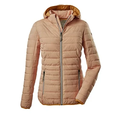 Imagen de G.I.G.A. DX Women&#039;s Chaqueta informal y funcional con estilo plumífero capucha cremallera Uyaka Stripe, light apricot, 34, 34313 000