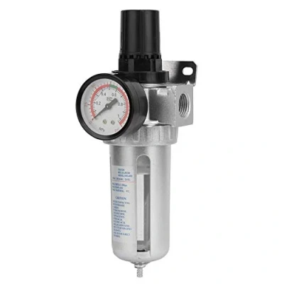 Imagen de Regulador del filtro de aire, BSP 1/2 &quot;Compresor aire Humedad la trampa agua con conexión montaje perilla control presión ajustable