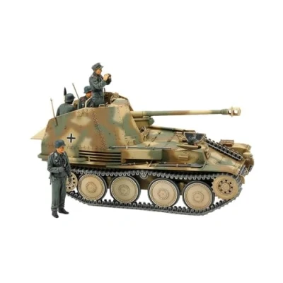Imagen de Tamiya 35364 1:35 Panzer Marder III Normandía, construcción de maquetas, Kit plástico, aficiones, Manualidades, Pegar, maqueta, Modelo, Montaje, sin Pintar