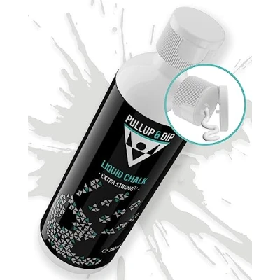 Imagen de PULLUP &amp; DIP Liquid Chalk Magnesio liquido Escalada para un Mejor Agarre en el Deporte, Escalada, búlder, calistenia, Halterofilia Gym de Secado rápido (1 x 200ml)
