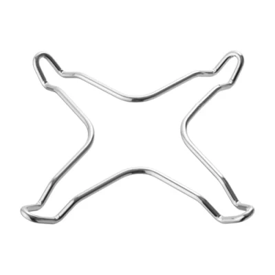 Imagen de HENDI Soporte reductor para cocina de gas, rejilla reductora, adaptador, colocar recipientes más pequeños como sartenes, ollas y cafeteras en soportes grandes, 255x255x(h)25 mm,acero cromado