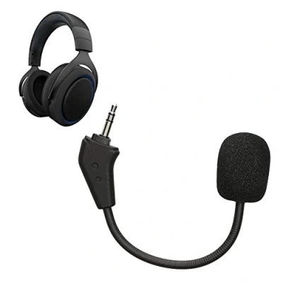Imagen de kwmobile Micrófono Compatible con Corsair HS50 HS60 Pro HS70 HS75 Microfono Repuesto para Auriculares Gaming negro