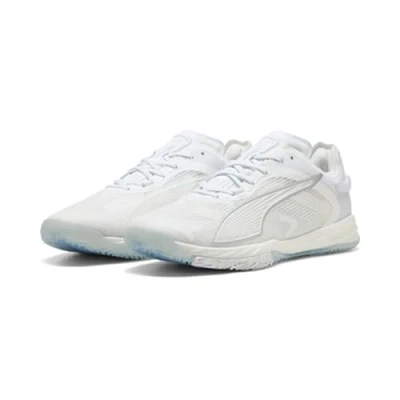 Imagen de Puma Accelerate PRO 4 Zapatillas de balonmano white/silvercoloured, Hombre, Talla: 46.5, White/silver coloured Tela/tejido sintético