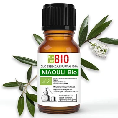 Imagen de Niaouli Bio Aceite Esencial 100% Puro 10 ml Uso Alimentario Terapeutico Cosmetico Aromaterapia Laborbio