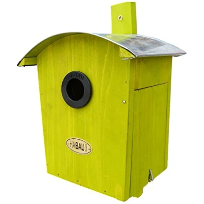 Imagen de HABAU 2962 Caja Nido con Techo Redondo, Color Verde