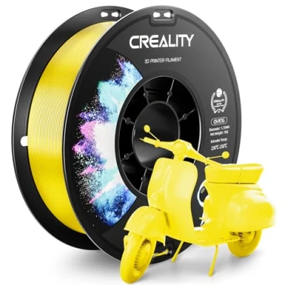 Imagen de CREALITY Filamento PETG 3D de 1,75 mm, bobina 1 kg perfectamente enrollada, precisión dimensional ±0,03 adecuado para Ender, Bambu Lab, Anycubic, ELEGOO FDM, amarillo