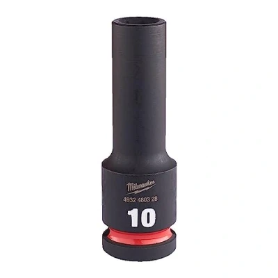 Imagen de Milwaukee 4932480328 Vaso de Impacto, Largo, 1/2&quot; Conducir, 10mm Tamaño