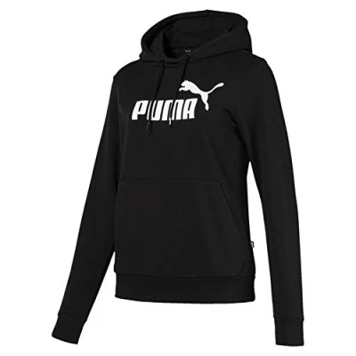 Imagen de PUMA Essentials Logo Hdy Tr W, Sudadera Con Capucha Mujer, Negro (cotton Black), XS