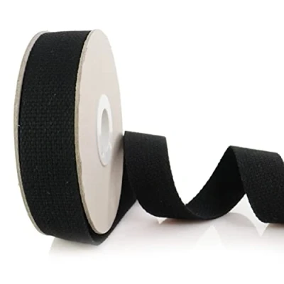 Imagen de Trimz Trimz1905 5 30 1 Correa de algodón Resistente, Negro, 5m x 30mm,