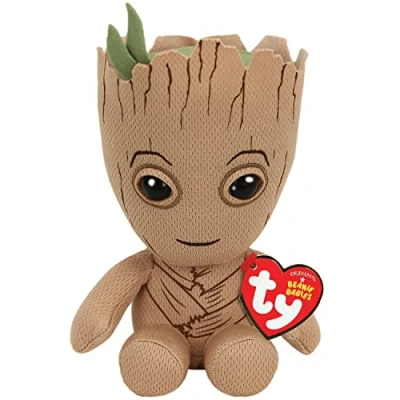 Imagen de TY 41215 Guardianes de la Galaxia Reg Groot Marvel Beanie, Multicolor