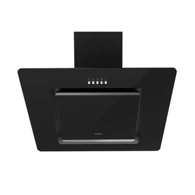 Imagen de Campana decorativa Infiniton CMPTRAL SG60, 3 Velocidades, 400 m3/h, Cristal templado, 60 cm, Negro