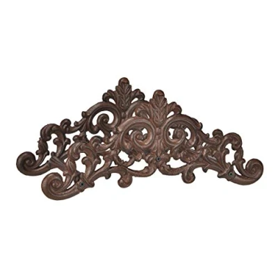 Imagen de Soporte para manguera de montaje en pared, hierro fundido, diseño antiguo