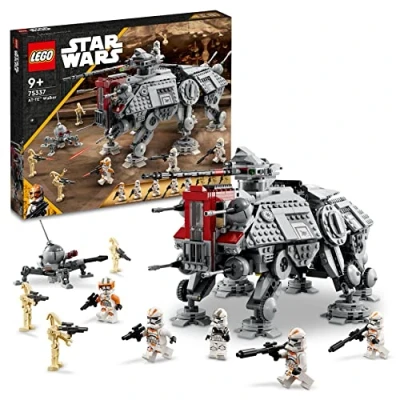 Imagen de Lego Star Wars Caminante AT TE Articulado, Juguete Construcción, Mini Figura Comandante Cody, 3 Soldados Clon 212 y Droides, Juego de Batalla, Regalo para Niños Niñas 9 Años o Más 75337