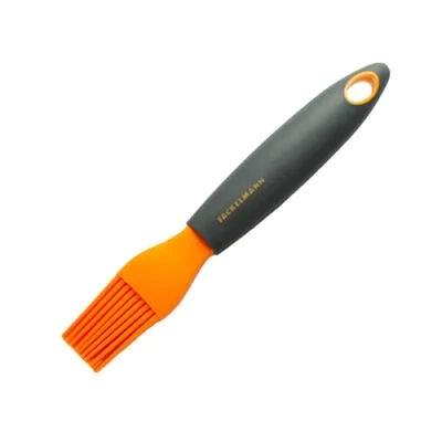 Imagen de Fackelmann Soft Pincel de Silicona, Cocina, Repostería, Brocha para Untar Aliños y Coberturas, Mango Antideslizante, Alta Resistencia al Calor hasta 230ºC, 19 x 3 cm, 1 ud