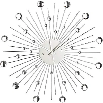 Imagen de Out of the blue Objeto Decorativo/Reloj de Pared con Estrellas Strass/Material: Metal