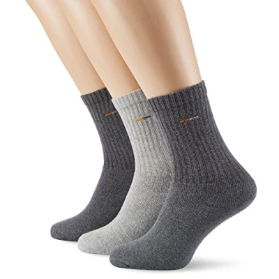 Imagen de Camano 5943, Calcetines deportivos para Hombre, Gris (Grey 010), 43/46 (Talla fabricante: 43/46), Pack de 3