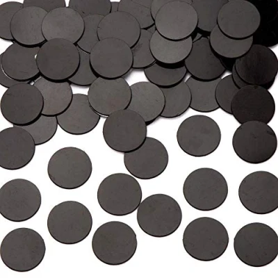 Imagen de Baker Ross AR835 Discos Magnéticos Autoadhesivos grandes de 25 mm (Pack 100) para Manualidades Infantiles, Negro
