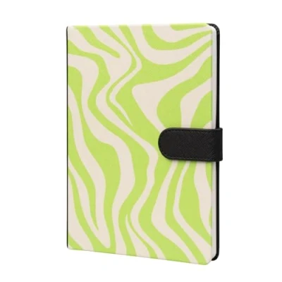 Imagen de Kokonote Cuaderno A5 tapa dura Neon Tracks punteado, Notebook con Marcapáginas Libretas bonitas : Papeleria bonita Material escolar Aesthetic