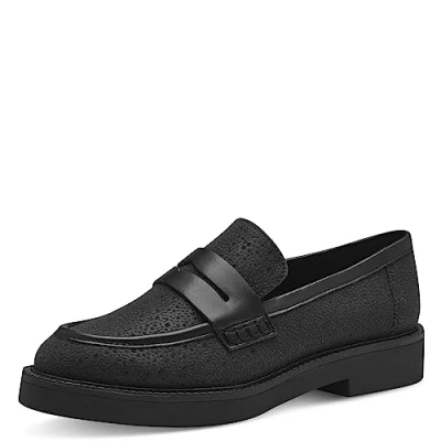 Imagen de MARCO TOZZI 2 24302 41, Mocasín Mujer, Color Negro Brillante, 41 EU