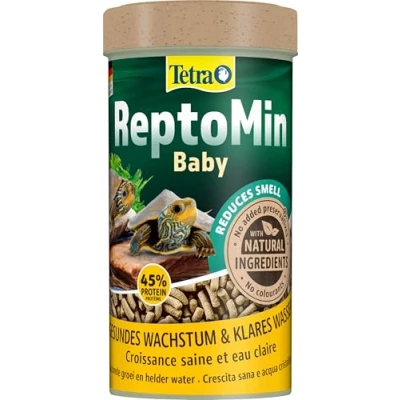 Imagen de Tetra ReptoMin Baby alimento para tortugas pequeñas barritas especialmente adaptadas a las jóvenes, 250 ml