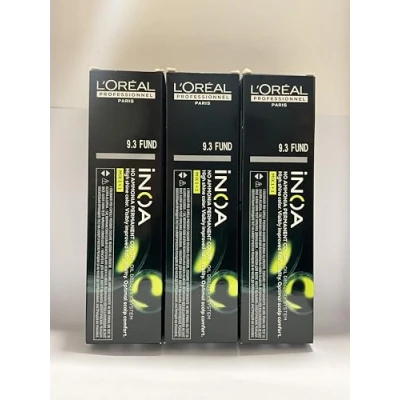 Imagen de L&#039;Oreal Professionnel Inoa Coloración sin amoniaco n.º 6, 60 ml, Paquete de 3 (180 ml)