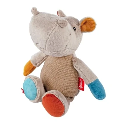 Imagen de Sigikid 43229 Patchwork Peluche de hipopótamo, Multicolor