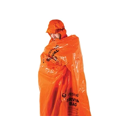 Imagen de Lifesystems Bolsa de supervivencia naranja resistente al viento e impermeable para 1 a 2 personas
