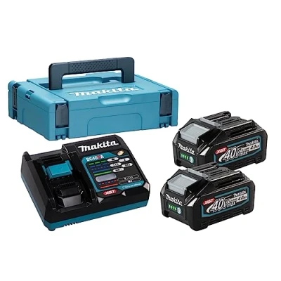 Imagen de Makita 191J97 1 Power Source Kit BL4040x2 + DC40RA MAKPAC