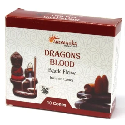 Imagen de Ancient Wisdom Aromatica Backflow Incense Cones Dragons Blood