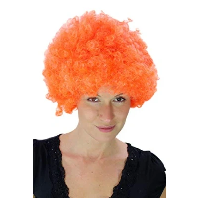 Imagen de WIG ME UP Peluca Afro Naranja, Tokio, Foxy Brown, Funk, Disco. PW0011 PC24