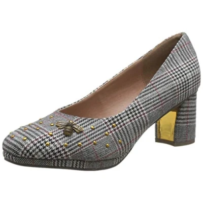 Imagen de EFERRI Abeja, Zapato de tacón Mujer, Negro, 39 EU