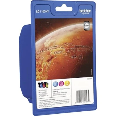 Imagen de Cartucho De Tinta Brother Lc1100hy Rainbow pack
