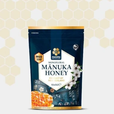 Imagen de MIEL DE MANUKA MONOFLORAL MGO 100+ (10X5G) MONODOS