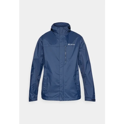 Imagen de Columbia Pouring Adventure 3 Jacket, Chaqueta impermeable para la lluvia Hombre, Collegiate Navy, XXL