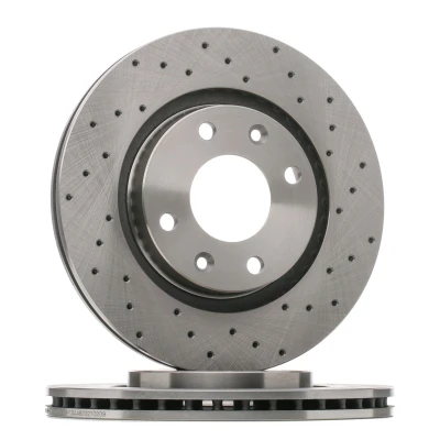 Imagen de VALEO 886695 Disco de freno Eje delantero 266 22 4 perforado/ventil. int. con tornillo CITROËN: C2 Hatchback, Xsara Picasso, C4 Coupé, PEUGEOT: 206 SW