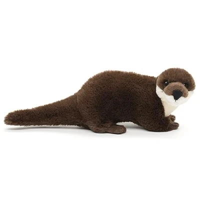 Imagen de Uni Toys Eco Line Nutria de pie 100% Material Reciclado 32 cm (Longitud) Peluche